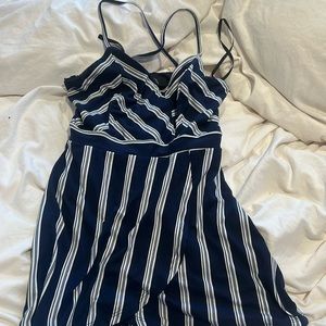 Striped romper